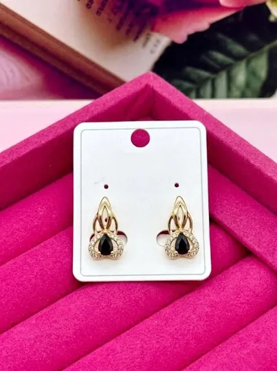 Серьги женские Xuping — ORZKIDS-ORZIKDS-ЧЕРН