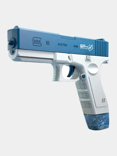 Автоматический игрушечный водяной пистолет Glock, перезаряжаемый