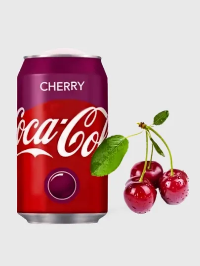 Прохладительный напиток Coca Cola, со вкусом черешни, 330 мл