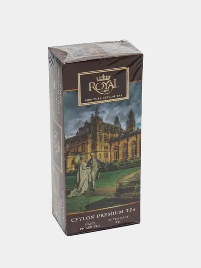 Чай Royal Life Сeylon, 25 пакетиков, 50 г