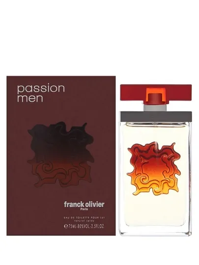 Туалетная вода Franck Olivier Passion Men EDT, 75 мл, для мужчин, восточно-пряный аромат, Франция