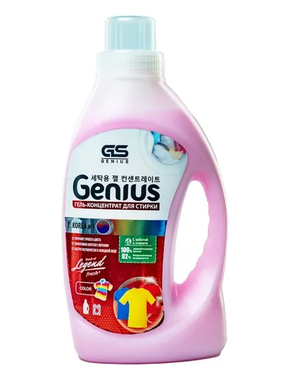 Гель для стирки Genius Color, 3 л, pозовый