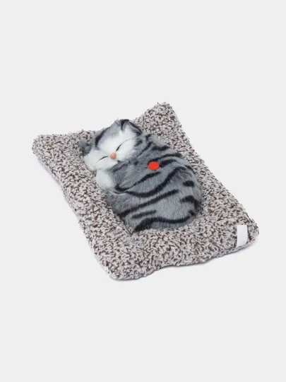 Сувенирная игрушка "Спящий котенок щенок", аксессуар для машины
