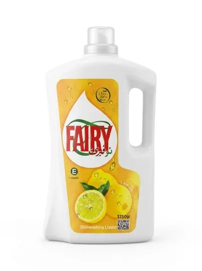 Средство для мытья посуды Fairy лимон, удаление жира, жидкость для кухни