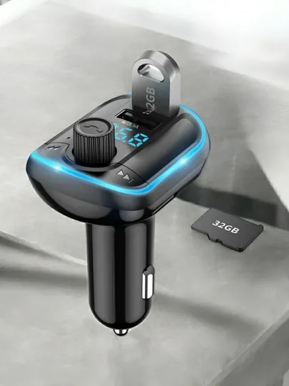 Аудиоприемник, FM-передатчик, Bluetooth, Car Mp3 player, зарядное устройство, BT36