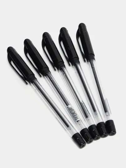 Ручка шариковая черный Luxor BLULUX FC-1 BP 14521 в пачке 5 штук