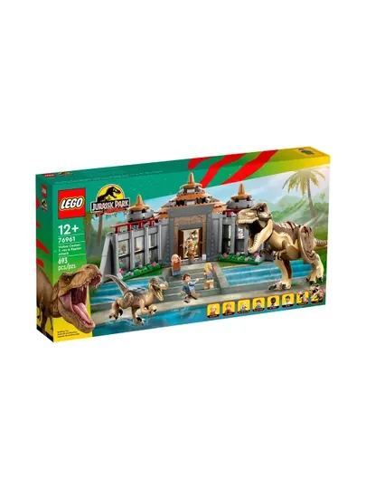 LEGO Jurassic World 76961 Центр для посетителей: Т-рекс vs Раптор, 693 детали