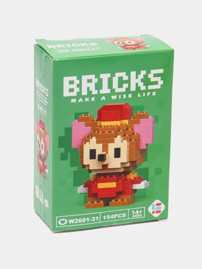 Игрушка-конструктор из мини блоков 3D, 42 вида — 4HOME-967404-БОРДОВ