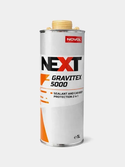 NOVOL NEXT GRAVITEX 5000 антигравий-герметик 2в1, 1 л, Польша