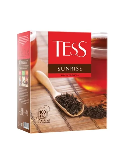 Чай Tess sunrise цейлонский, черный, 180 г