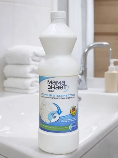 Отбеливатель хлорный Мама знает Home, 1000 мл