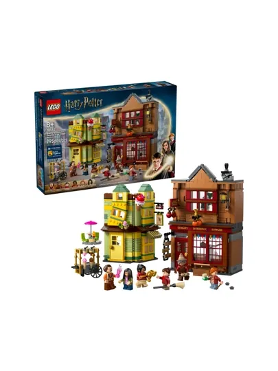 Конструктор LEGO Магазин Всё для квиддича и кафе-мороженое 76452, 795 деталей