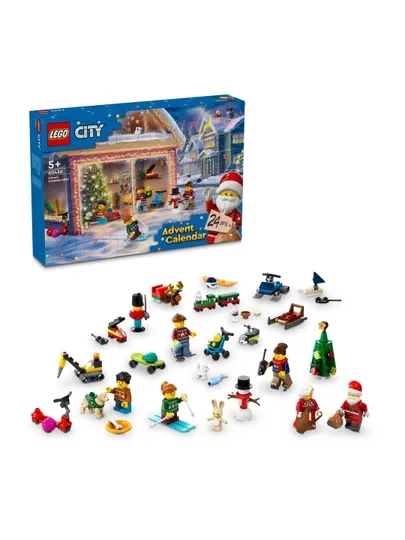 Конструктор LEGO City 60436 Адвент-календарь Санта, 195 деталей