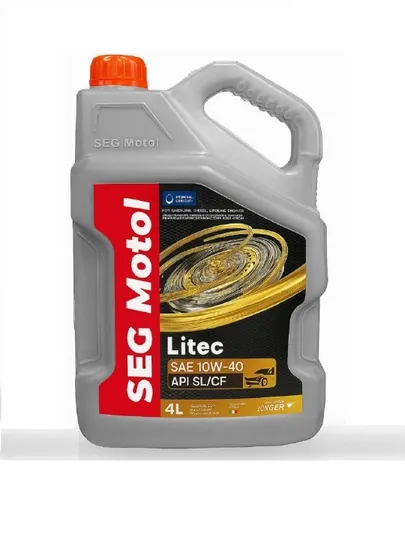 SEG Motol Litec SAE 10W-40, API SL/SF, 4 литра