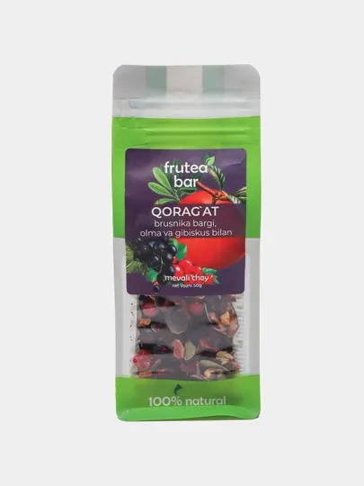 Чайный напиток "Fruteabar", Смородина с брусничным листом, яблоком и гибискусом, 50 гр