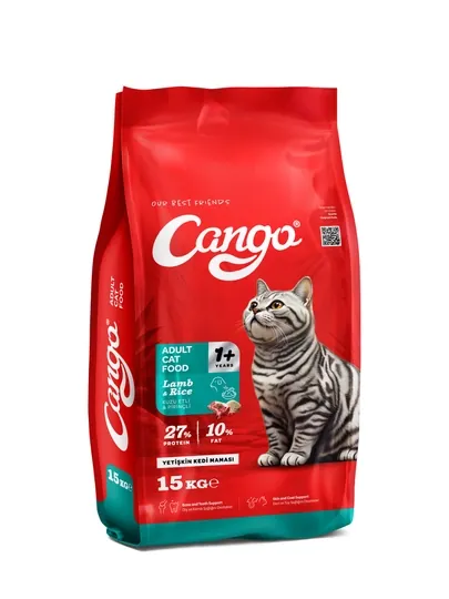Сухой корм Cango для взрослых кошек, с ягнёнком и рисом, 1-15 кг