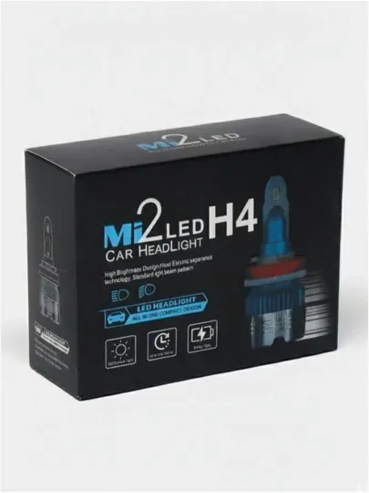 M2 LED лампы для фар: Яркий свет — АВТОМИК-LEDMI2-ЧЕРН