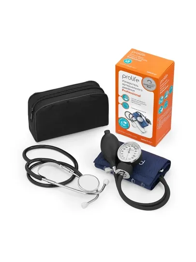 Механический тонометр для измерения давления, Kit Prolife Professional плечевой — AERO-KITPROLIFE