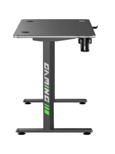 Игровой стол LUMI GMD08-4 140x60 см RGB подсветка кабель-менеджмент
