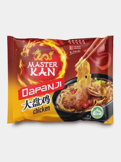 Лапша быстрого приготовления Master Kan, дапанджи, пакет, 97 г