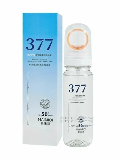 Солнцезащитный спрей SPF 50 PA+++ защита от UVA/UVB лучей солнцезащитный спрей 377 Spray
