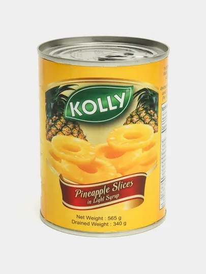 Ананасы KOLLY кольца консервированные 565 гр — LTZСПЕ-P19C6DB