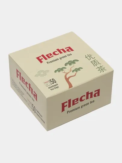 Китайский зеленый чай Flecha, пакетированный, 50*2 гр