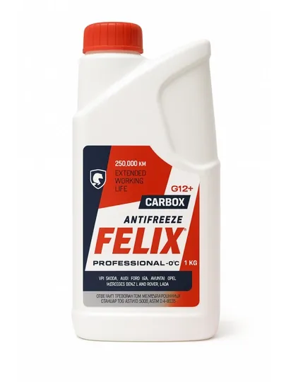 Антифриз FELIX Professional G12+ Carbox –40°C, (1 кг / 5 кг / 10 кг)