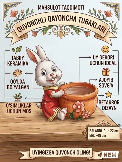 Горшок для цветов, кашпо, декоративный сувенир