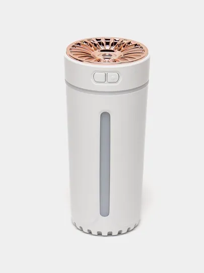 Увлажнитель воздуха с лампой, для стола Humidifier, офиса и автомобиля — CARGEAR-M10M12-КРЕМОВ