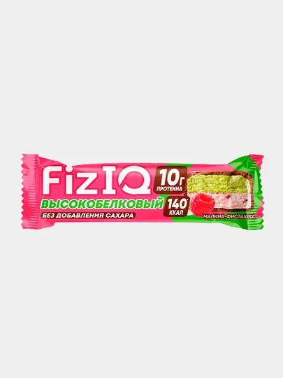 Протеиновый батончик FizIQ со вкусом малины, без сахара, 50 г