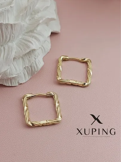 Серьги для девочек и женщин, Xuping — 1001PRT-XUPINGF-ПЕСОЧ