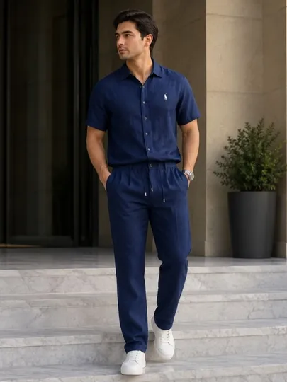 Мужской летний комплект из дышащего материала Lion
