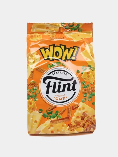 Сухарики со вкусом сыра Flint, 190 г