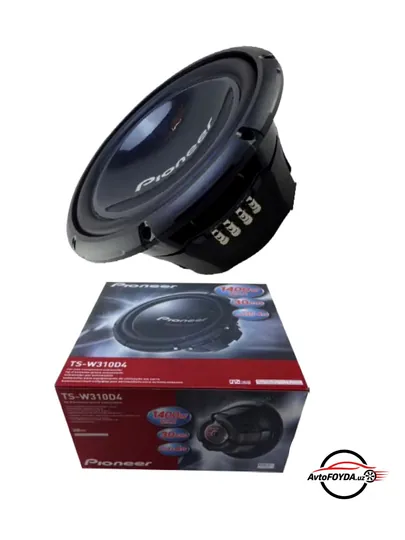 Автомобильный сабвуфер Pioneer TS-W310D4 1400 Вт, 12 дюймов, мощный бас
