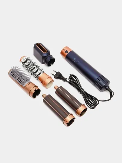 Dyson Фен-стайлер 5 в 1, для всех типов волос, плойка и щетки, для завивки и укладки