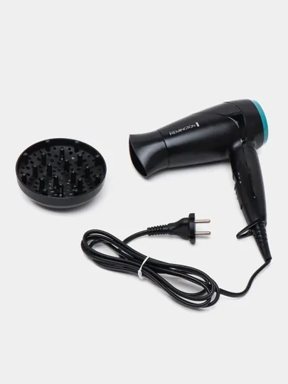 Фен для волос Remington On The Go D1500 дорожный, 2000 Вт — SMPP-D1500-ЧЕРН