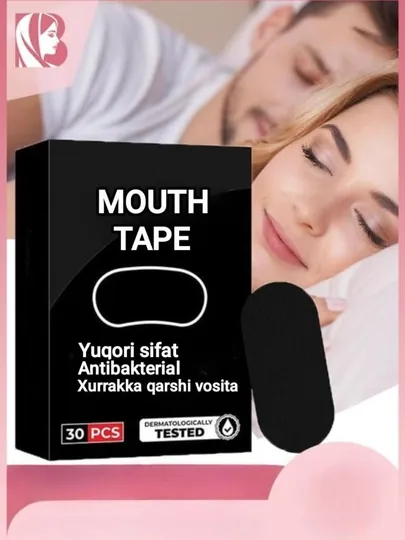 Mouth tape, пластырь для сна против храпа и сухости во рту, 30 шт