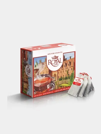 Чай черный Royal Life Grand Ceylon Tea, 300 пакетиков, 450 г