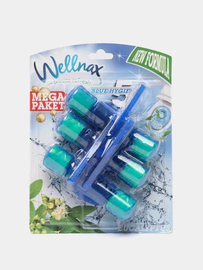 Блоки для туалета Wellnax Эвкалипт, 3 * 50 г