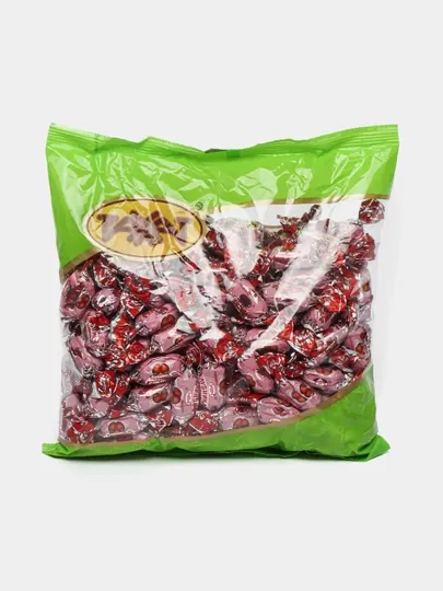 Карамель Рахат, с начинкой клубника со сливками, 1 кг