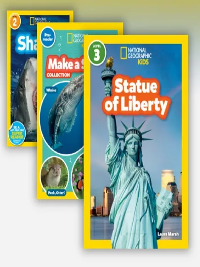 Книги National Geographic Kids Level 1, поштучно и наборы