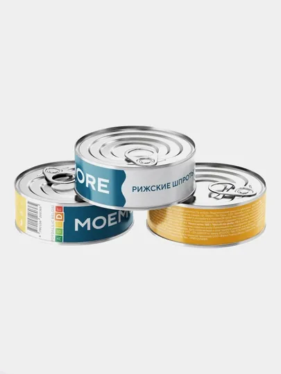 Рижские шпроты MOEMORE в масле 160 г