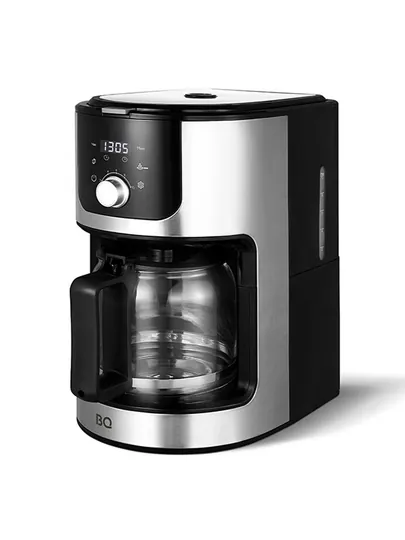 Капельная кофеварка BQ CM1010, с встроенной кофемолкой, мощность 1050 Вт, объем чайника 1.2 л