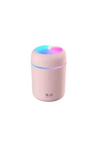 Увлажнитель воздуха, аромадиффузор, RGB LED подсветка, 150 мл — VIUGO-PURIF1B-РОЗОВ