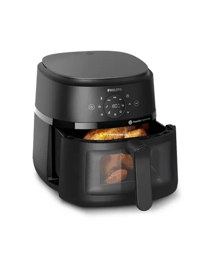 Аэрофритюрница Philips, многофункциональный аэрогриль, 6.2 л — BOHN-PHILIPSGRIL-ХРОМ
