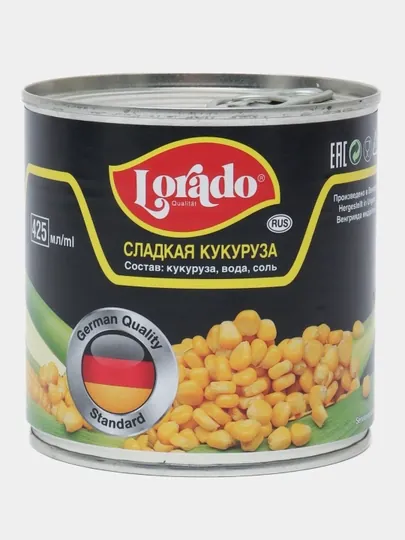 Кукуруза Lorado, сладкая, 340 г