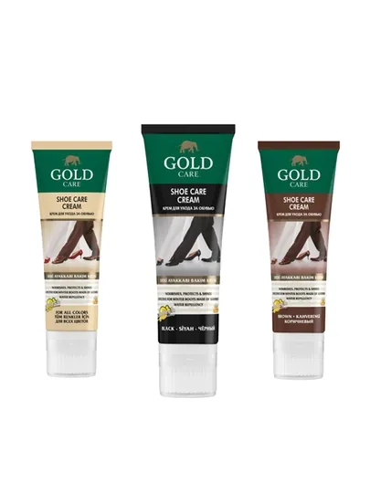 Крем-краска для обуви, GOLD CARE