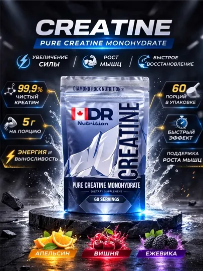 Nutrition Creatine Monohydrate — чистый креатин для силы, энергии и роста мышц
