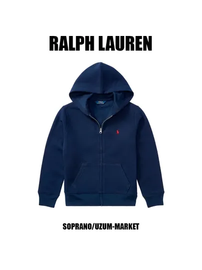 Мужская, женская толстовка худи Ralph Lauren, с капюшоном и молнией, зип, куртка, S-3XL